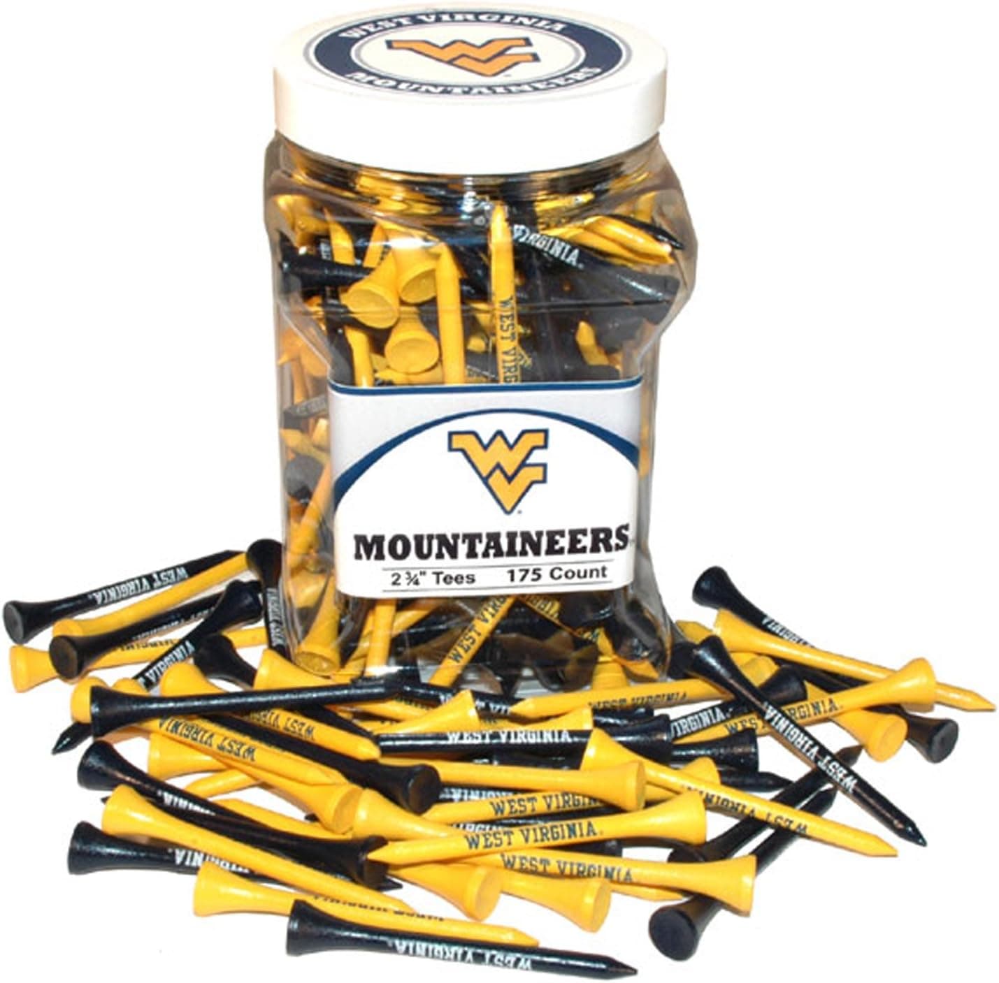 Elevate Your Golf Game: 175 NCAA West Virginia Mountaineers Tees