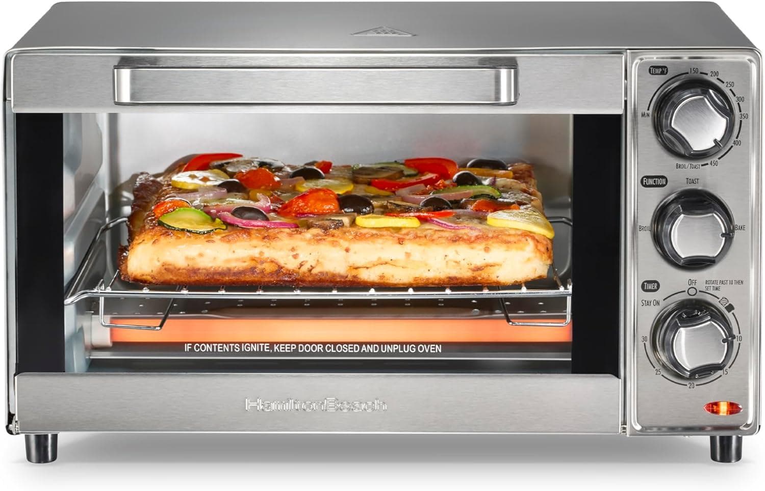 Hamilton Beach Countertop Toaster Oven & Pizza Maker Amazon