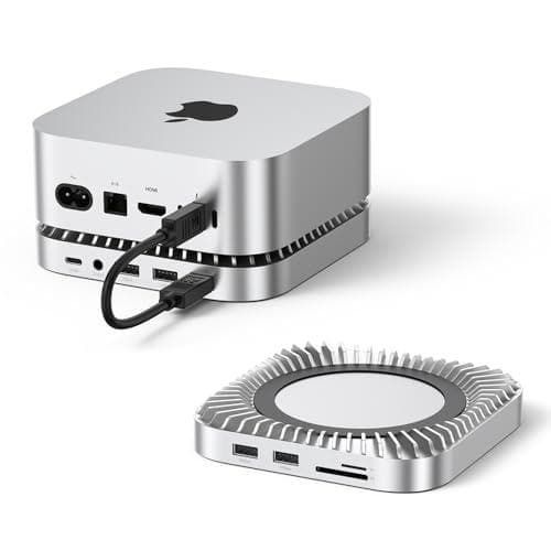Raycue Mac mini M4 Dock & Stand w/ NVMe SSD Enclosure Amazon