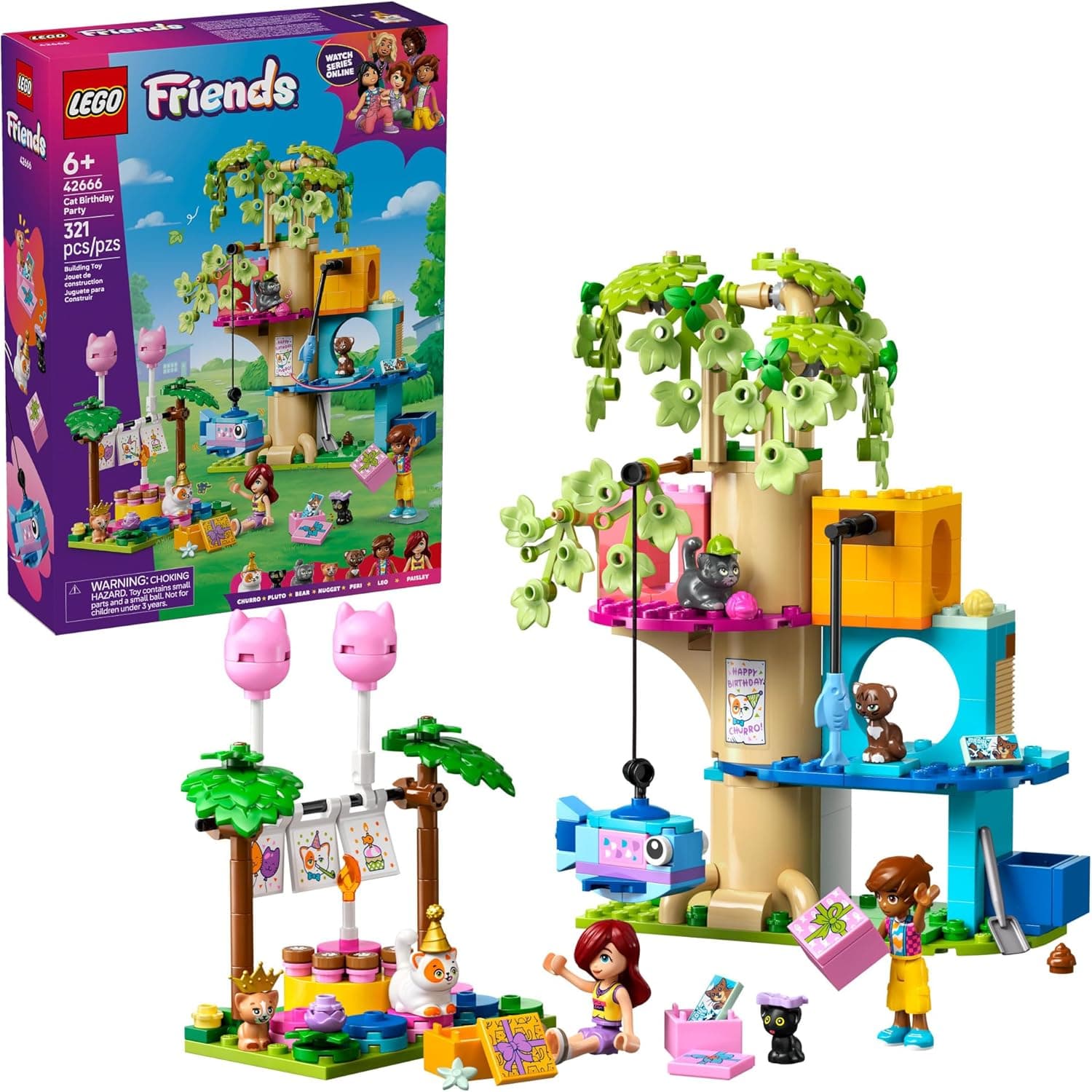 Build the Perfect Birthday Bash with LEGO Friends Cat Party Set