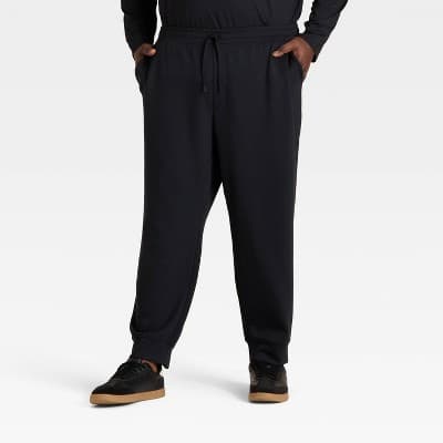 Men's Big Spacer Jogger Pants - All In Motion™ Black 3XL