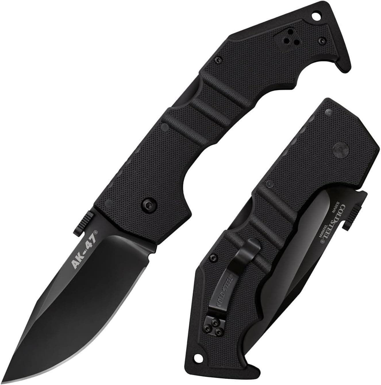 Tactical Folding Knife with Razor-Sharp Blade and Tri-Ad Lock