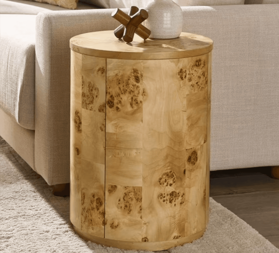 Walmart Offers 15.75" Better Homes & Gardens Burlwood Round End Table