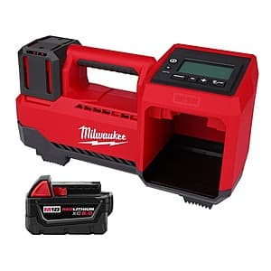 Milwaukee M18 Portable Inflator with Extended 5.0Ah Battery