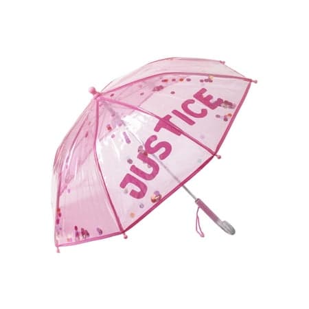 Justice Girl's Umbrella, Pink Shakey Sequins
