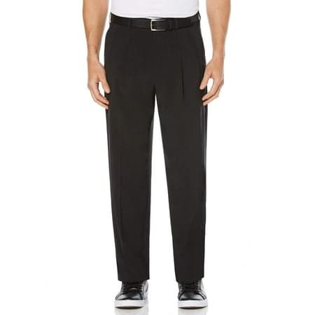 Ben Hogan Performance Men's Active Flex Waistband Four Way Stretch Double Pleat Pant