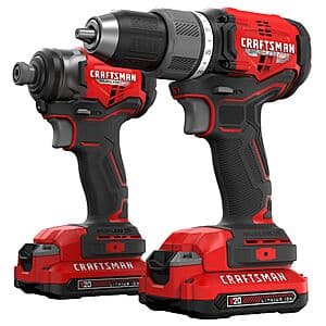 Craftsman V20 Brushless 2-Tool Kit with Batteries & Charger