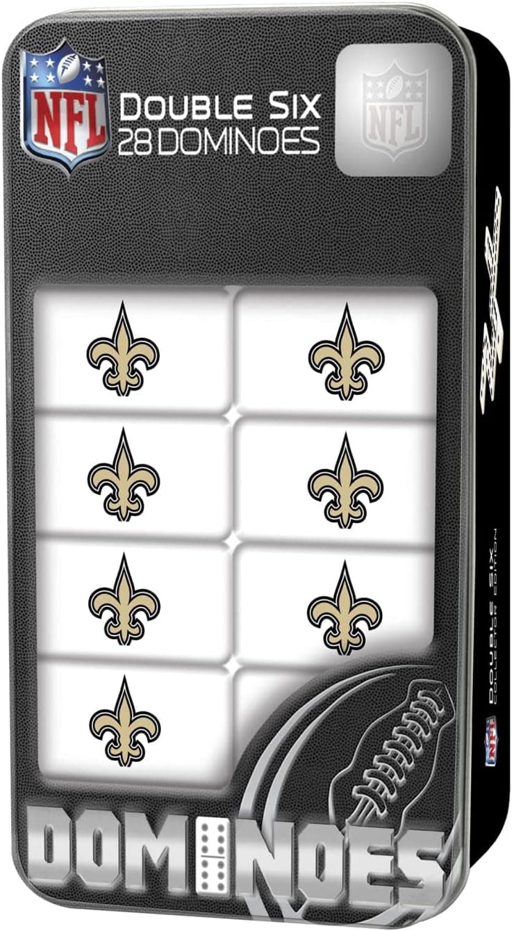 Dominate Game Day with NFL Saints Domino Set