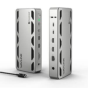 WAVLINK Intel-Certified Thunderbolt 5 Docking Station w/ 140W PD, 2.5G LAN & More $210 + Free Shipping