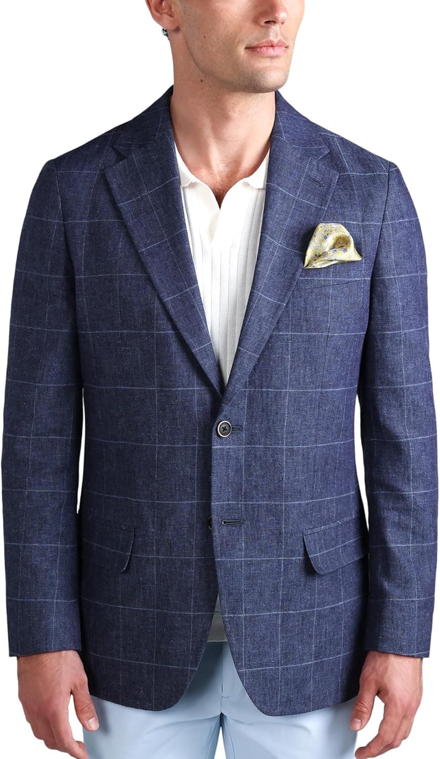Haggar Linen Windowpane Sport Coat at 51% Off