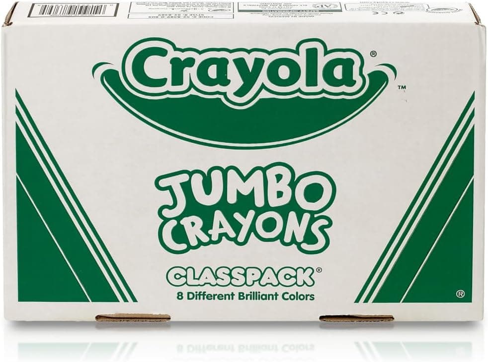 Crayola Jumbo Crayons for Teachers and Students