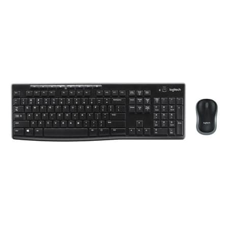 Logitech Wireless Keyboard and Mouse Combo for Windows, 2.4 GHz Wireless, 8 Multimedia and Shortcut Keys, Walmart Exclusive