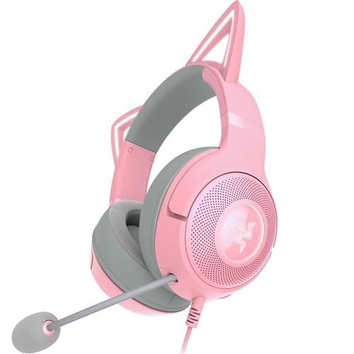 Razer Kraken Kitty V2 Wired RGB Headset: Immersive Audio for Streamers