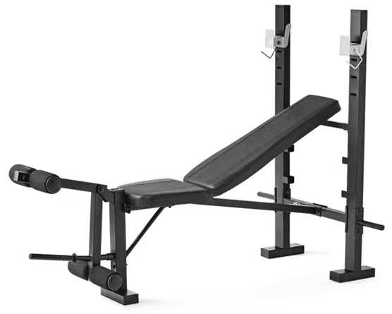 Athletic Works Standard Bench & Rack Combo with Leg Press Walmart