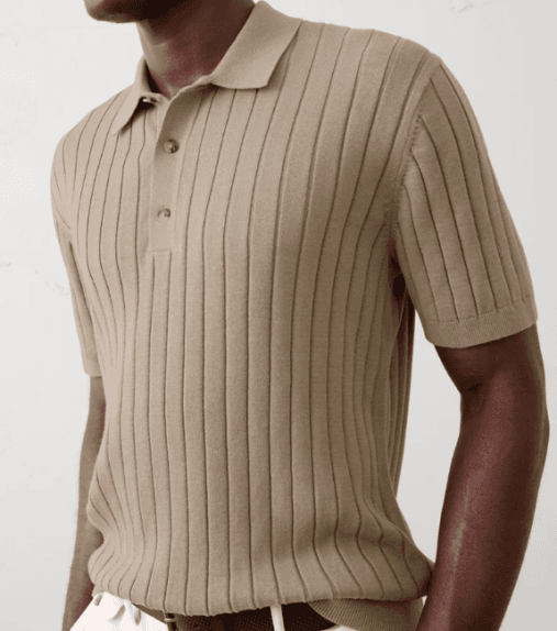 Banana Republic Factory: Men's Wide-Ribbed Sweater Polo (77% Off)