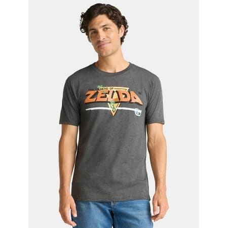 The Legend of Zelda Men's & Big Men's Graphic Cotton T-Shirt, Sizes S-3XL