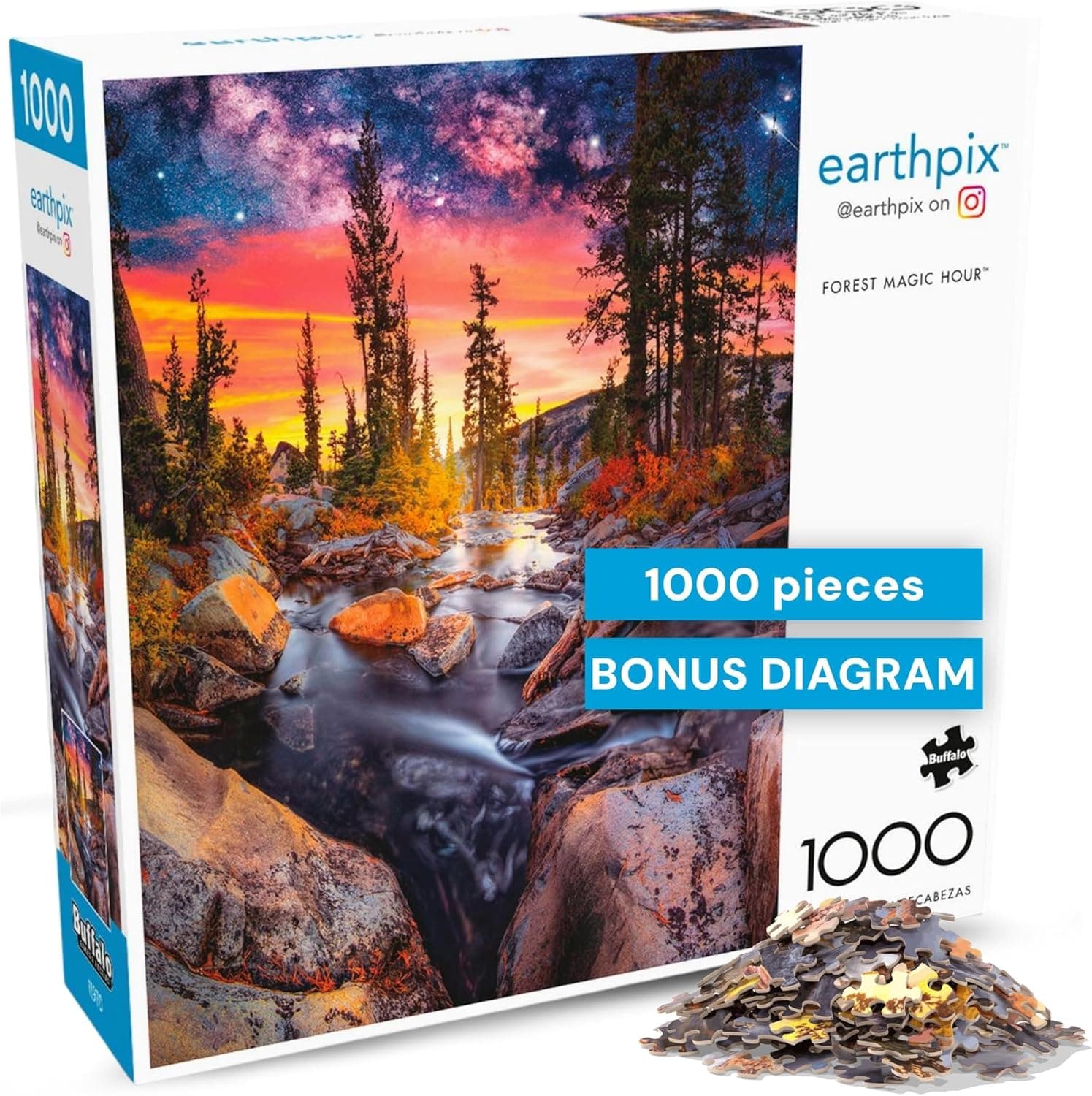 Immerse Yourself in Nature with the Buffalo Games Forest Magic Hour Puzzle