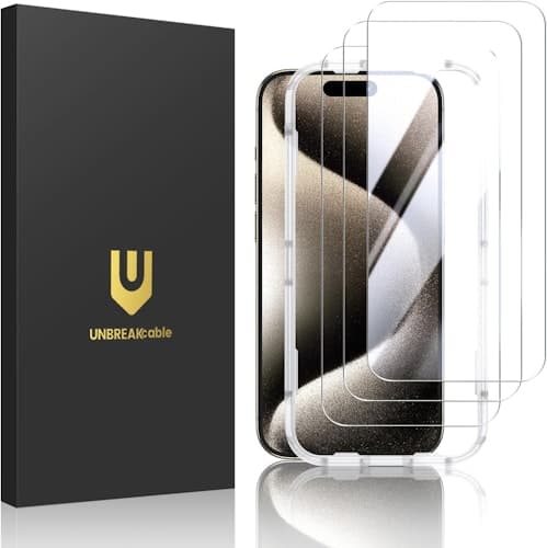 Unbreakable iPhone Screen Protectors in 3-Pack