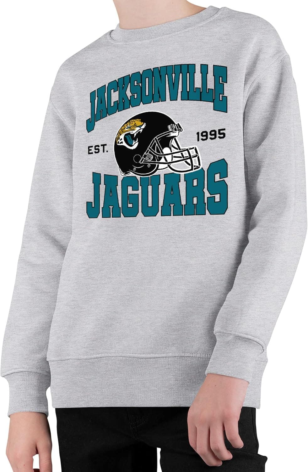 NFL Team Helmet Sweatshirt for Kids - Jacksonville Jaguars