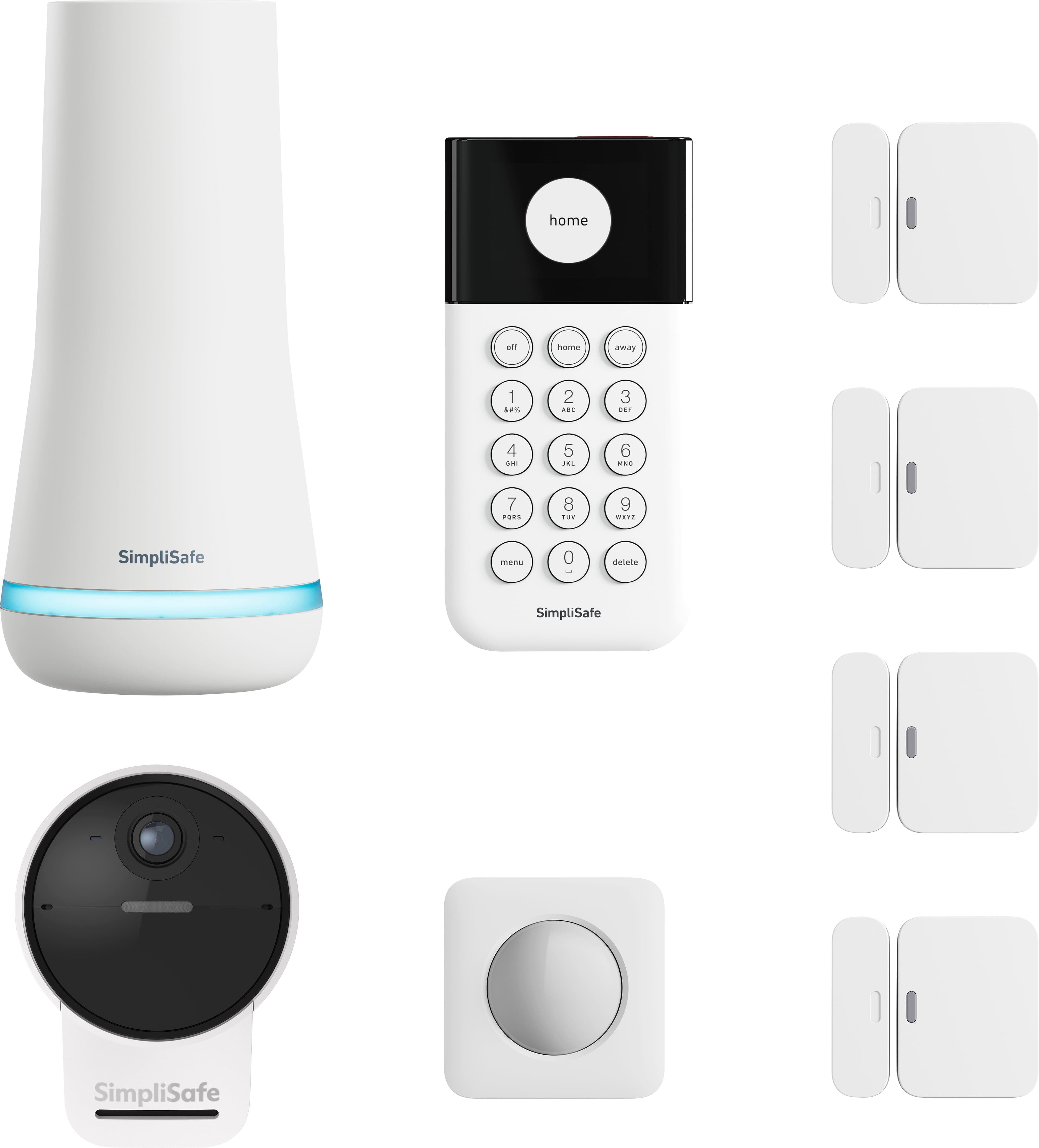 SimpliSafe - 8pc Outdoor Home Security System - White
