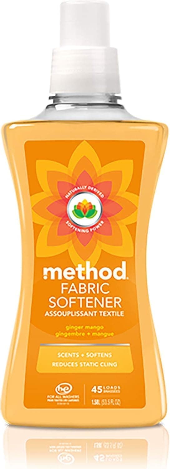Fragrant Fabric Softener: Method Ginger Mango, 45 Loads