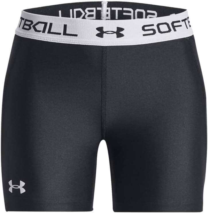 Under Armour Girls Softball Slider Shorts at 57% Off
