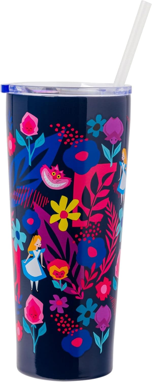 Cheshire Cat Disney Tumbler: 22oz Double-Wall Stainless Steel