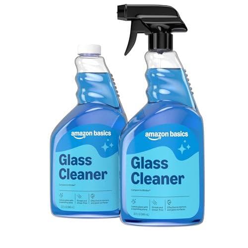 Streak-Free Glass Cleaning with 21% Off Amazon Basics Spray