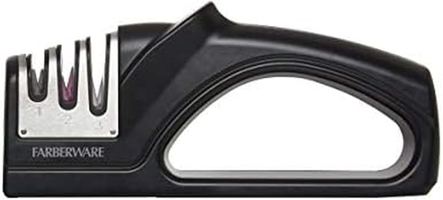 Razor-sharp Knives with Farberware Edgekeeper Sharpener