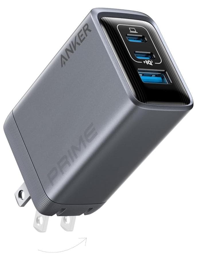 Anker Prime 100W 3-Port GaN USB-C Charger Block Amazon