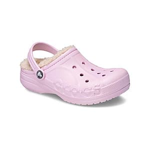 Crocs Unisex Baya Lined Fuzz Strap Clogs $20, Toddler & Kids Baya Lined Clog $15 & More