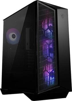 MSI MPG GUNGNIR 111R Mid Tower Gaming PC Case with 4 ARGB Fans