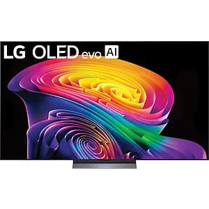 Stunning LG OLED evo AI C6 4K 120Hz HDR Smart TV