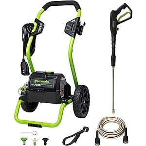Powerful Pressure Washing with Greenworks Electric Cleaner