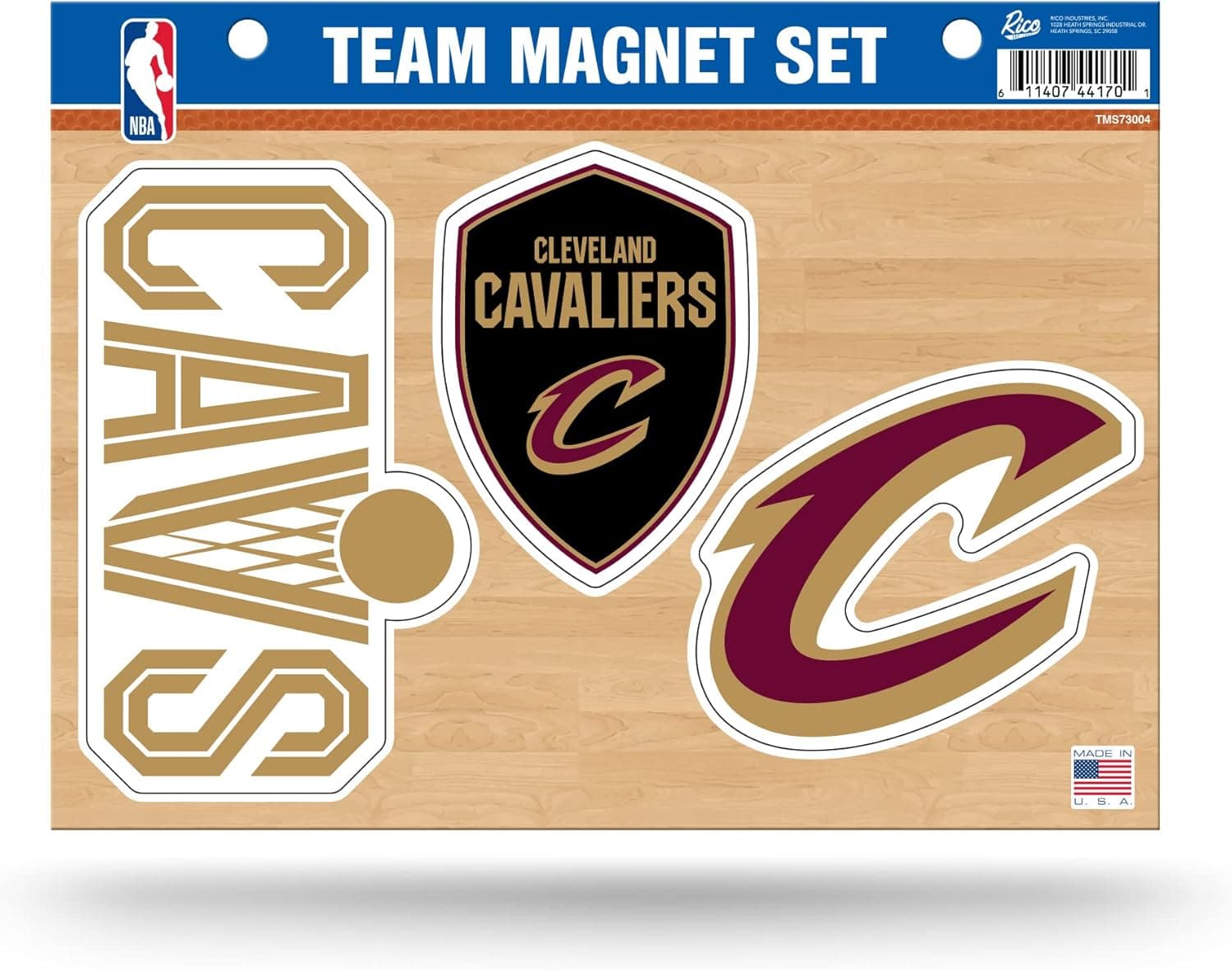 Cleveland Cavaliers Team Magnet Set - Decorate Home & Office