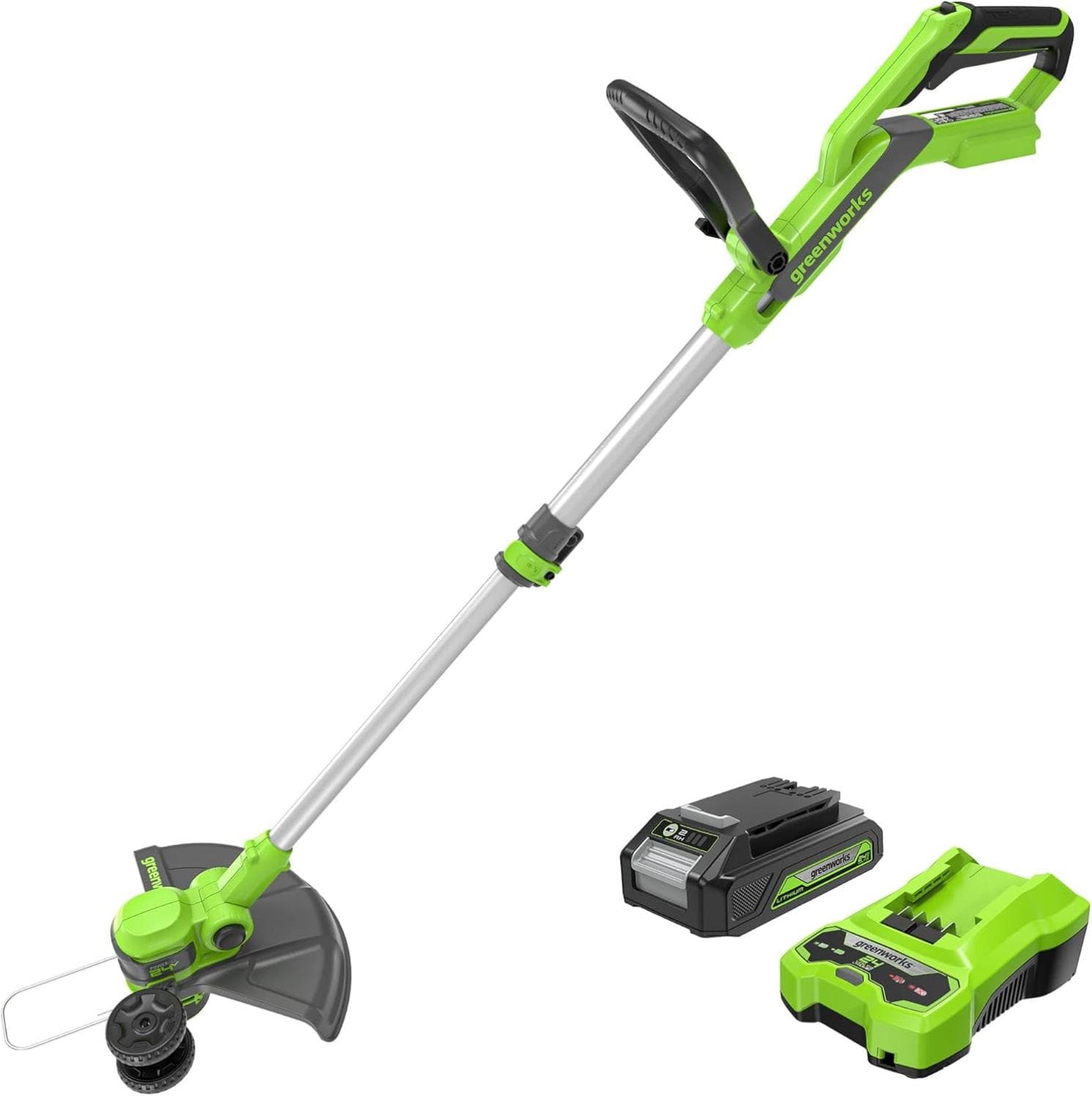 Greenworks 24V 12" Cordless String Trimmer / Edger Kit Amazon