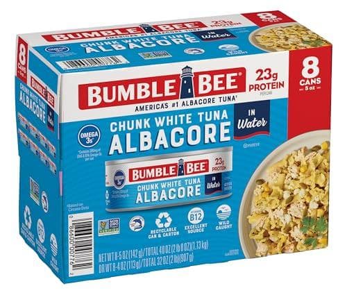 Save 31% on Bumble Bee Chunk White Albacore Tuna in Water 8-Pack