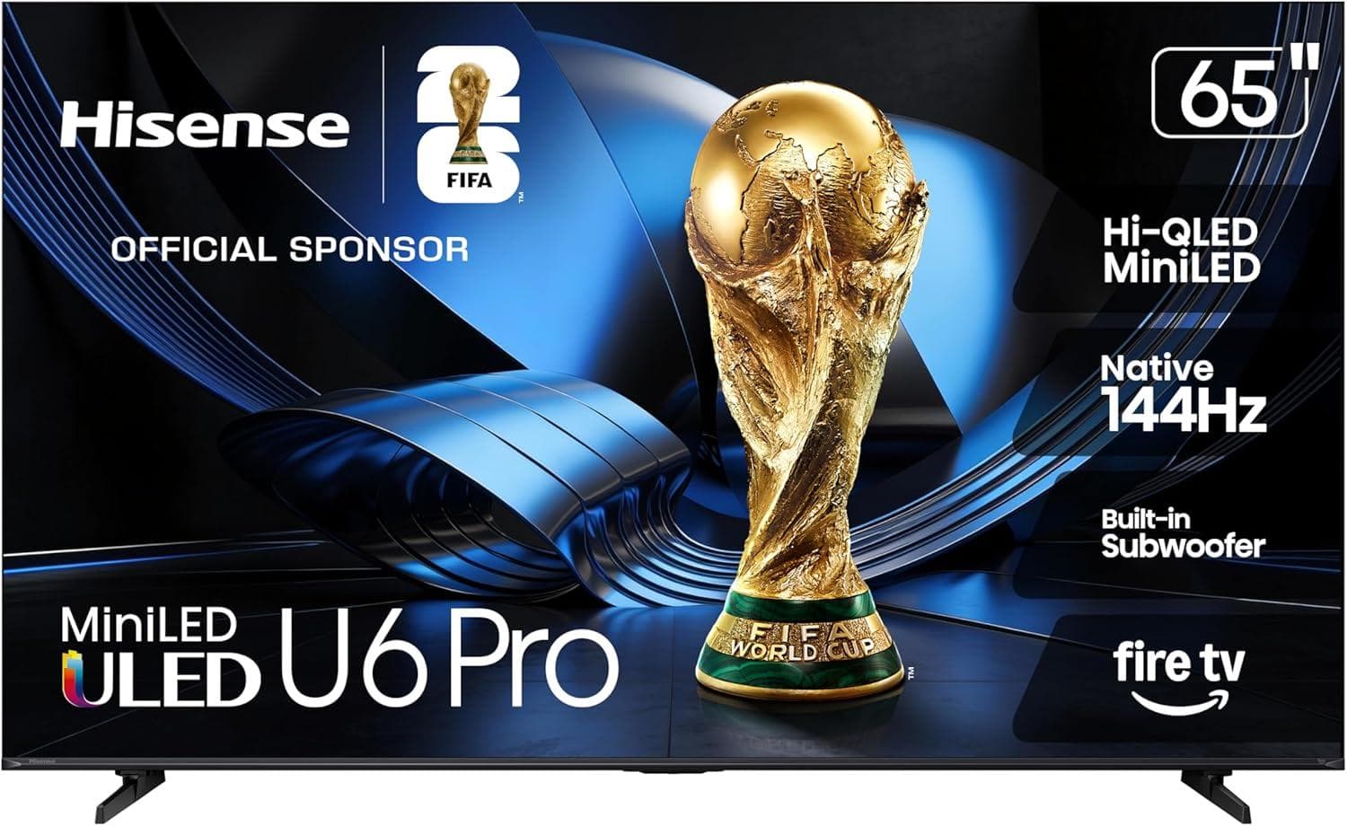 Hisense 65-Inch 4K Smart TV with 144Hz Refresh Rate on Amazon
