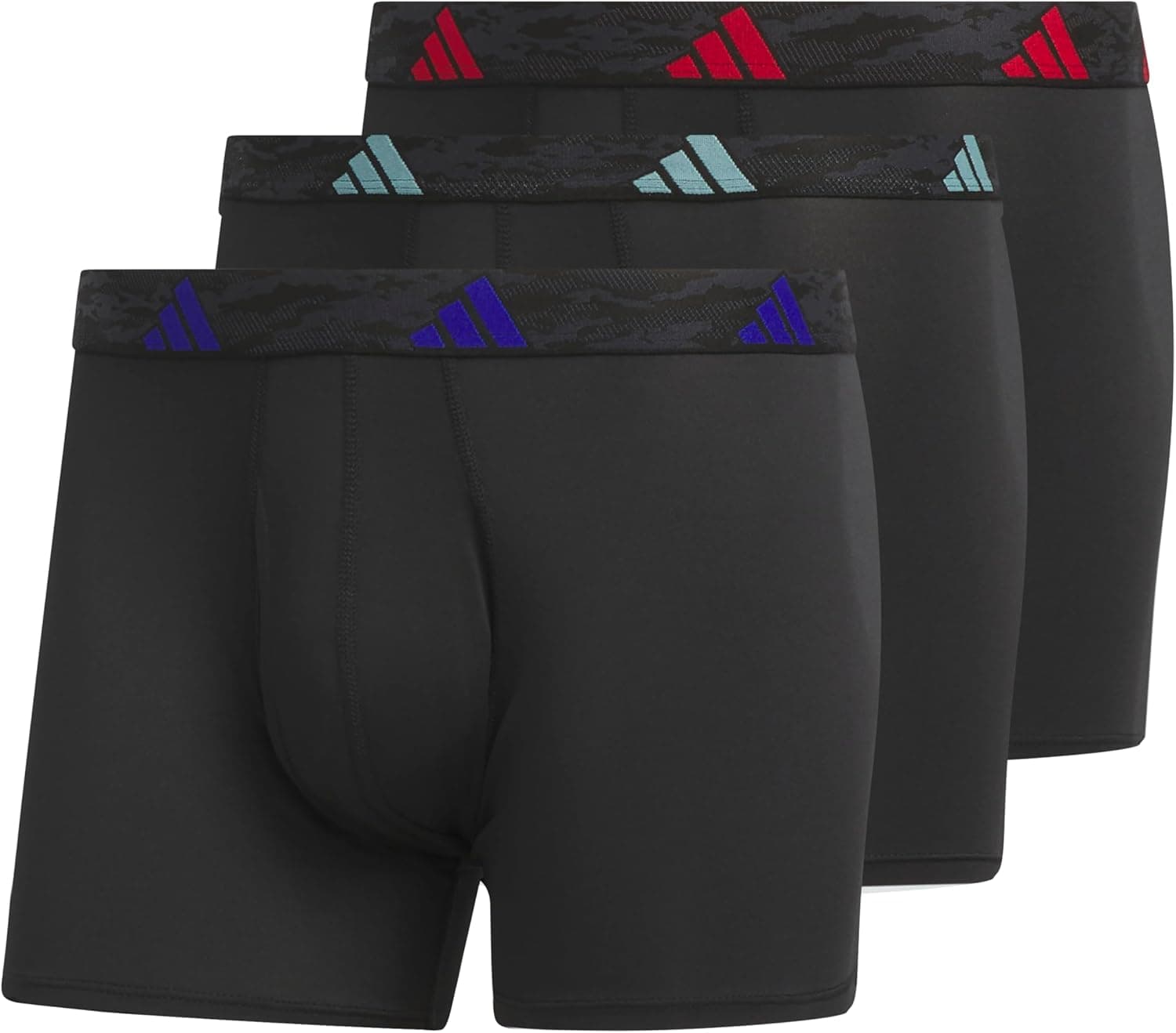 Stretch & Moisture-Wicking Adidas Men's Underwear (3-Pack)