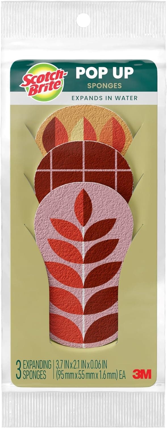 Autumn Sponge Set: Scotch-Brite Harvest Pop Up Kitchen Sponges