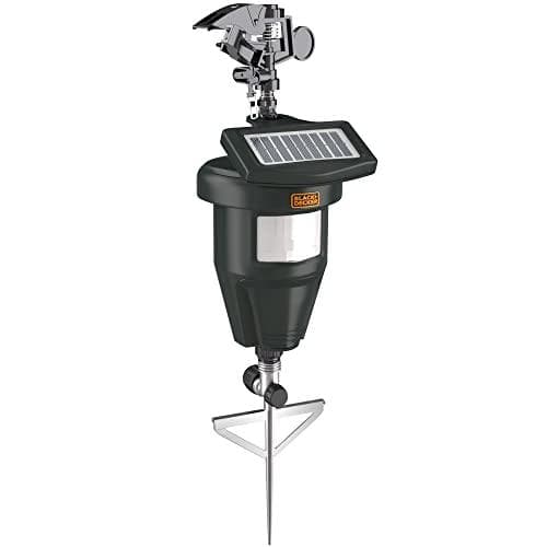 Repel animals with 78% off BLACK+DECKER Solar-Powered Motion-Activated Water Blaster