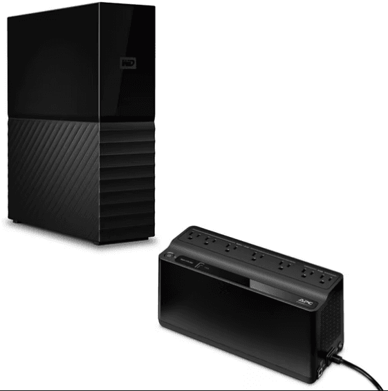 WD 4TB My Book Desktop External Hard Drive w/ APC Battery Walmart