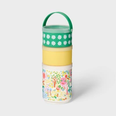 Vacation Stackable Snacklebox Yellow/Green - Roller Rabbit x Target