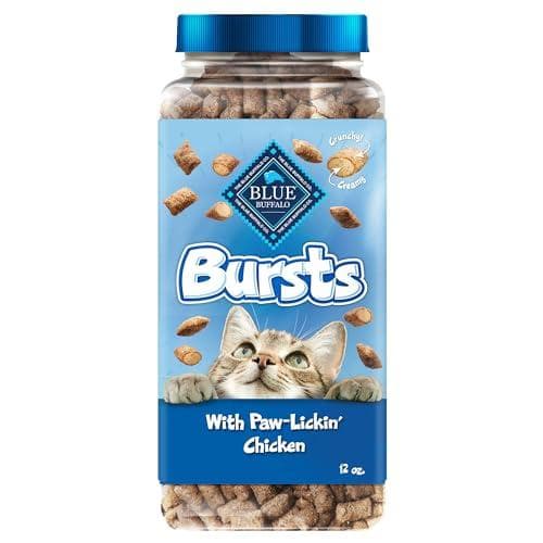 12oz Blue Buffalo Bursts Crunchy & Creamy Cat Treats Amazon