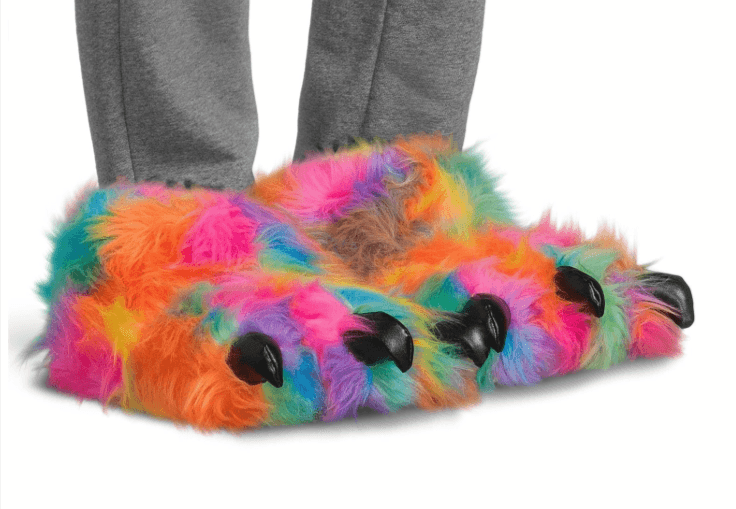 George Men's Faux Fur Novelty Slippers Walmart
