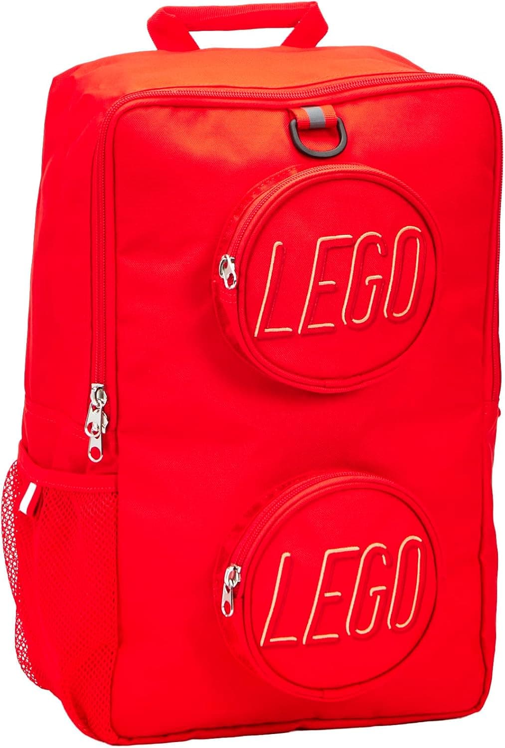 Stylish LEGO Brick Backpack in Red