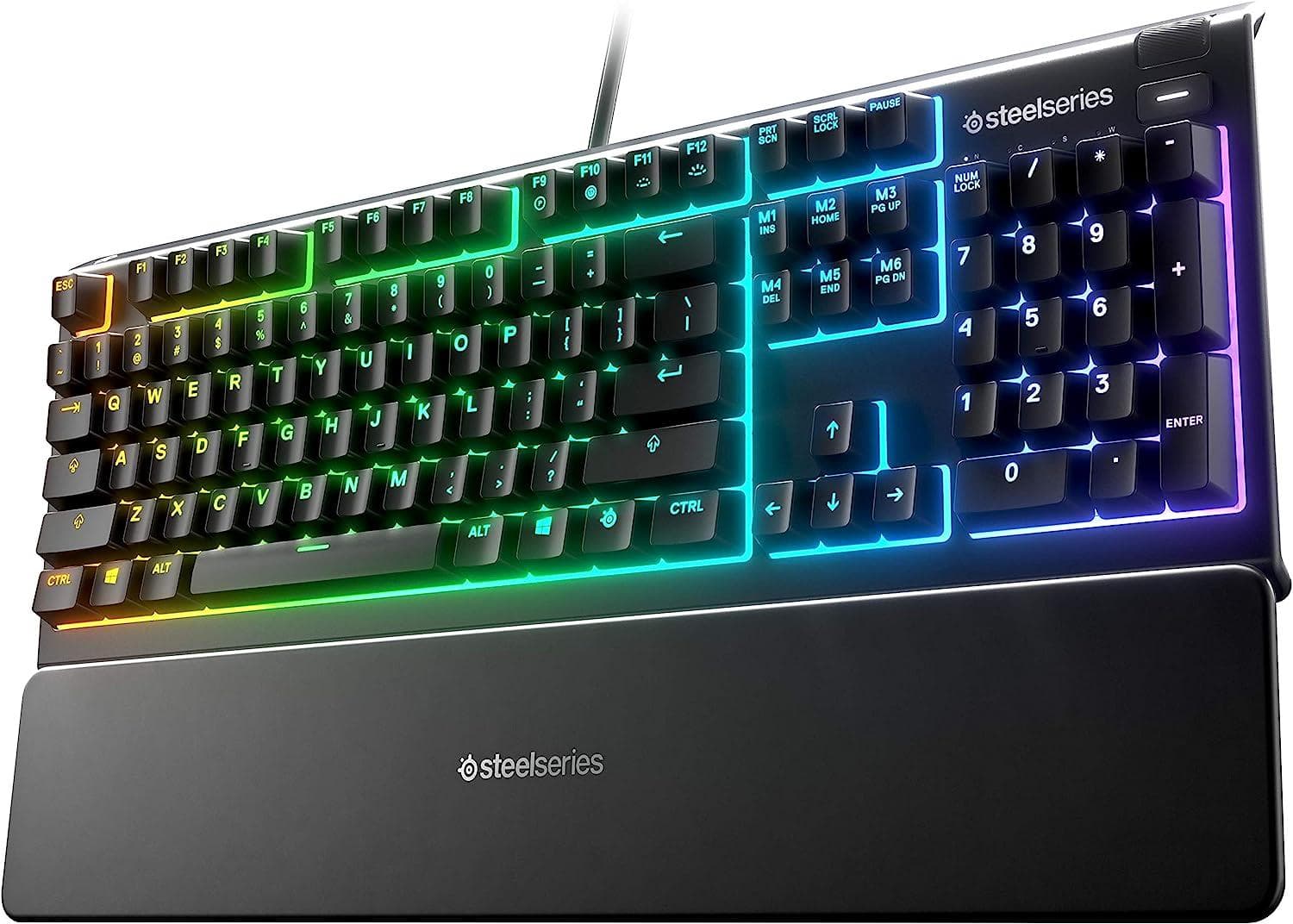 Get 49% Off SteelSeries Apex 3 RGB Backlit Wired Gaming Keyboard