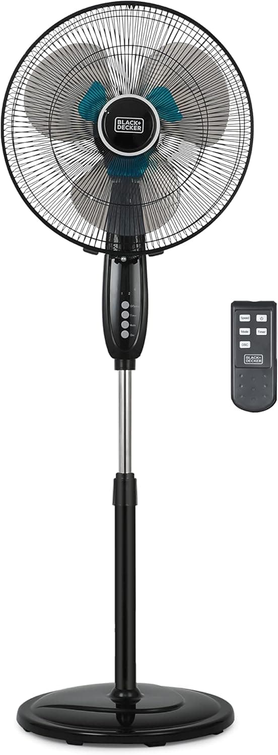 Powerful Airflow with BLACK+DECKER Dual Blade Fan