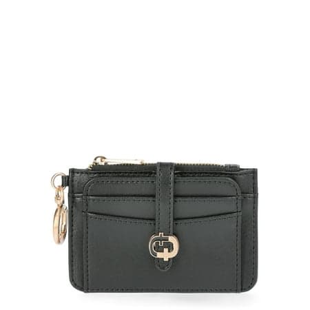 Time and Tru Women's Maria Card Case, Black