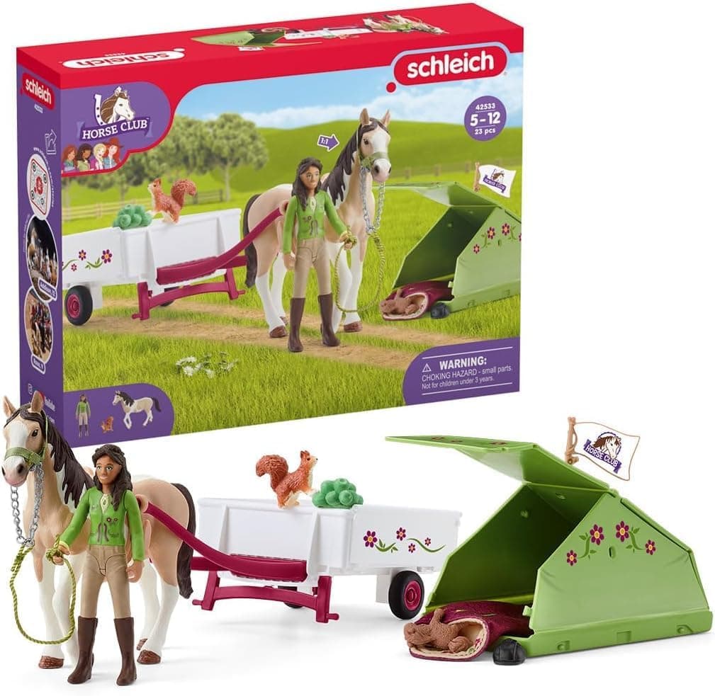 Bring the Outdoors In with Schleich's 23-Piece Horse Camping Set